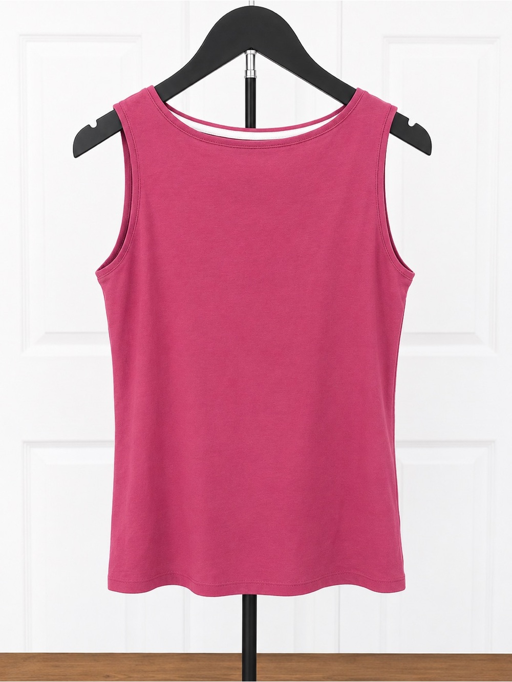 Talbots Raspberry Tank Top in Deep Pink